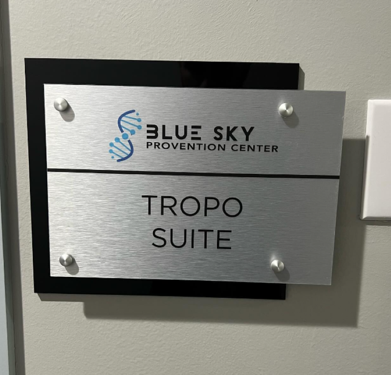 Blue Sky Room Sign